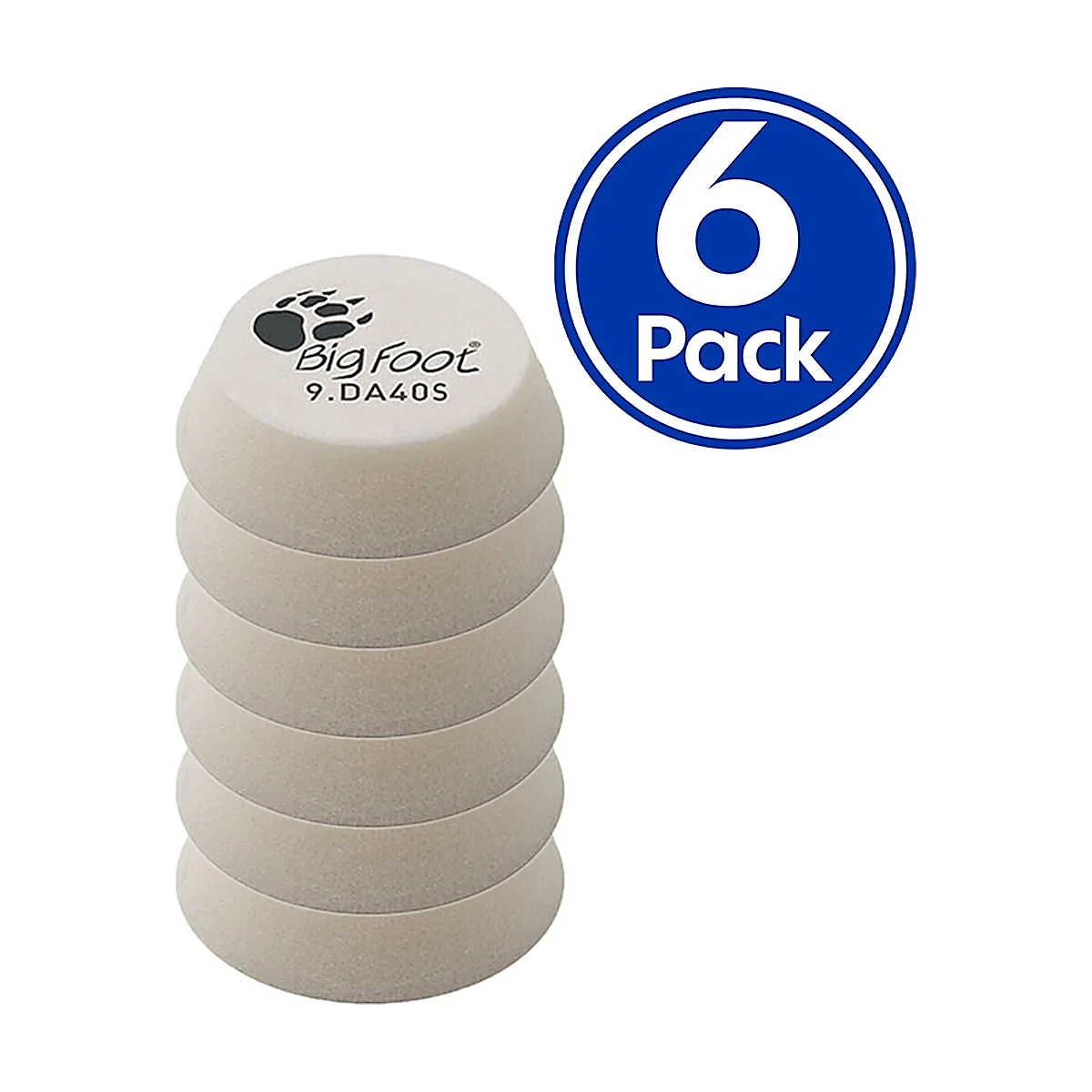 RUPES 9.DA40S/6 – D-A Ultra-Fine Polishing Foam Pad Ø30/40 mm (Pack of 6)