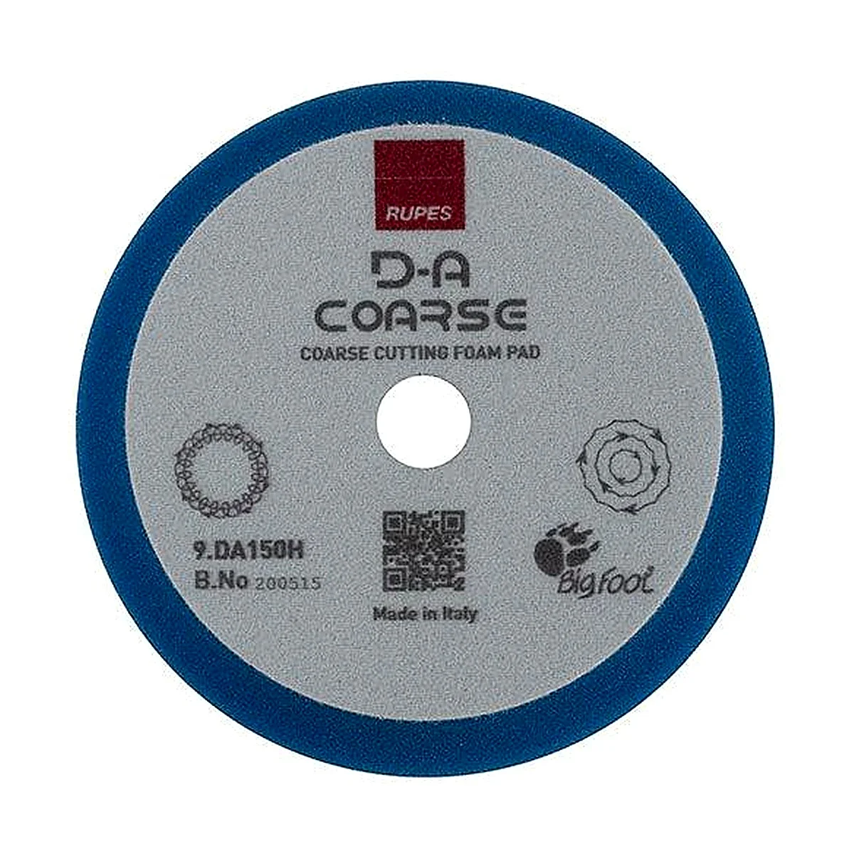RUPES 9.DA150H – Velcro Polishing Foam D-A Coarse High Performance Ø130/150 mm