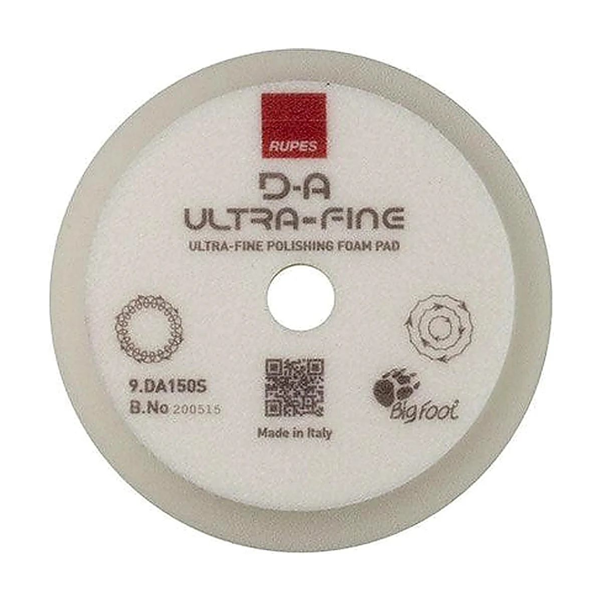 RUPES 9.DA150S – Velcro Polishing Foam D-A Ultra-Fine High Performance Ø130/150 mm