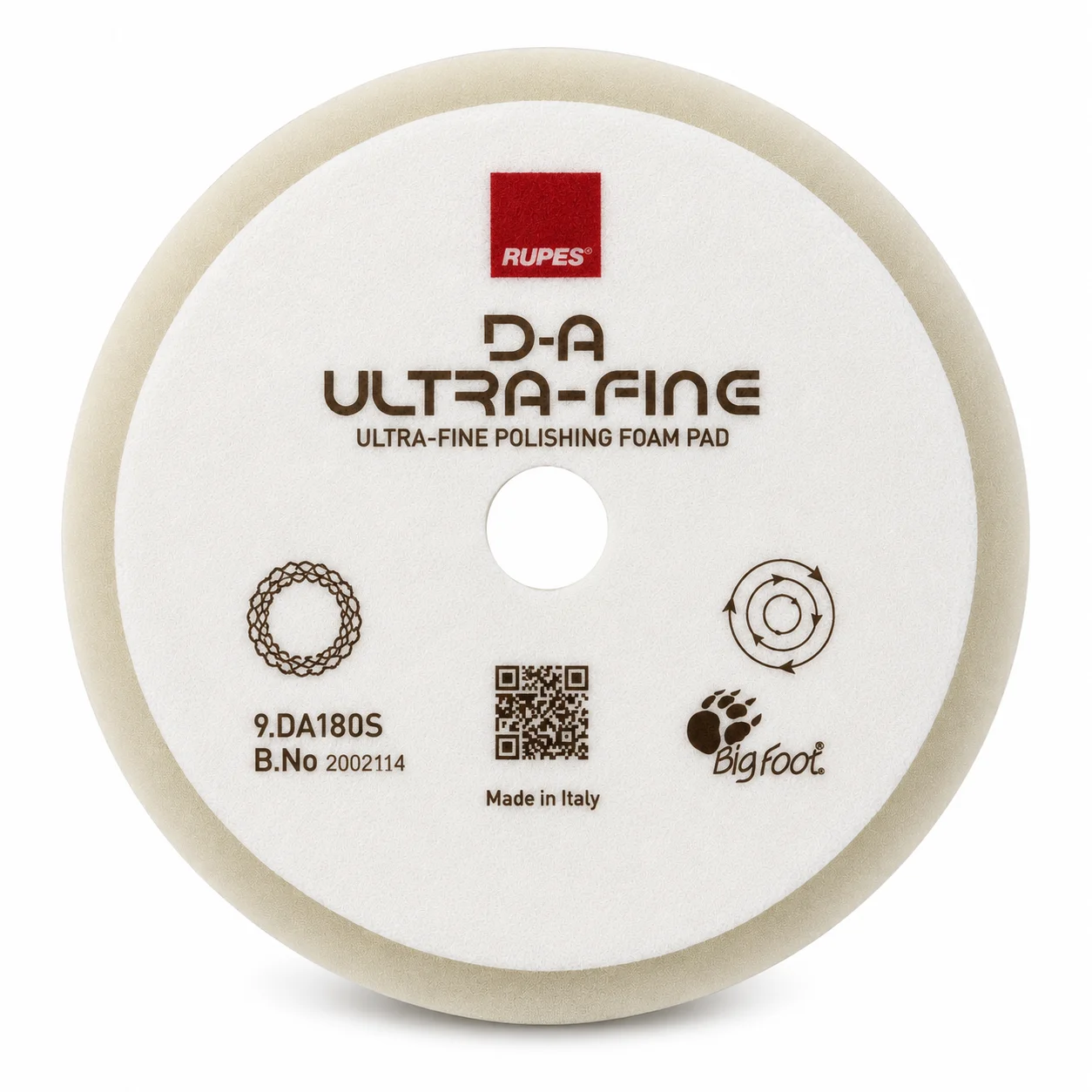 RUPES 9.DA180B – Velcro Polishing Foam D-A Intermediate High Performance Ø150/180 mm